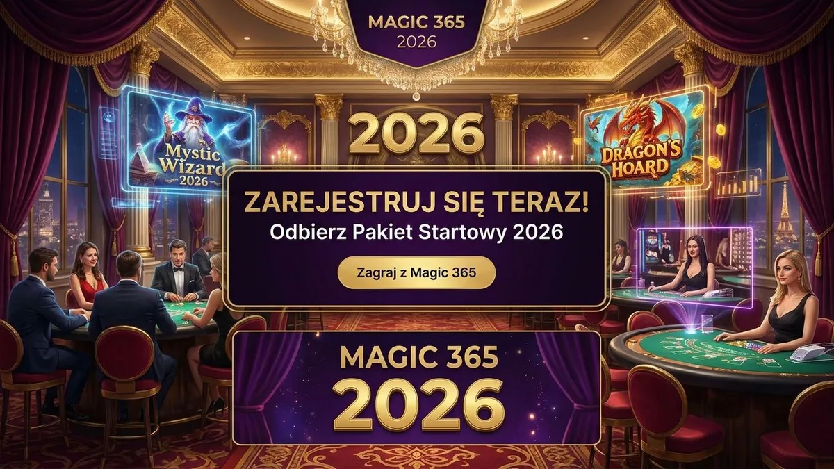 Rejestracja z bonusem w Magic 365